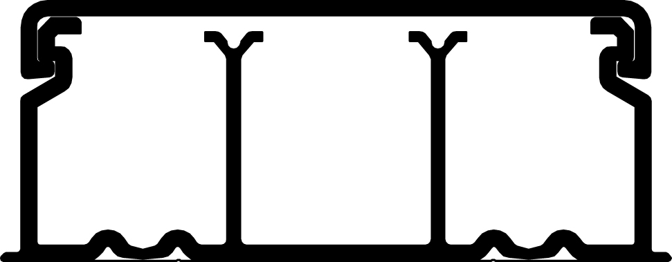 50x20 with 2 Dividers