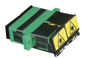 Coupler for SC APC Duplex Fibre Optic Connector