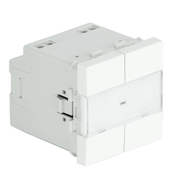 Electronic Very Low Tension 4-Gang Push-button - 2 Modules