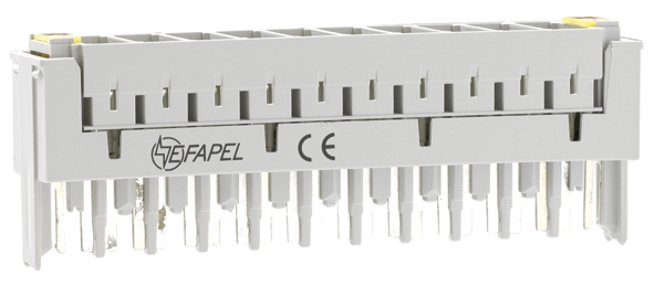 Cassete Proteção para Descarregadores de Gás Tripolares - 10 Pares