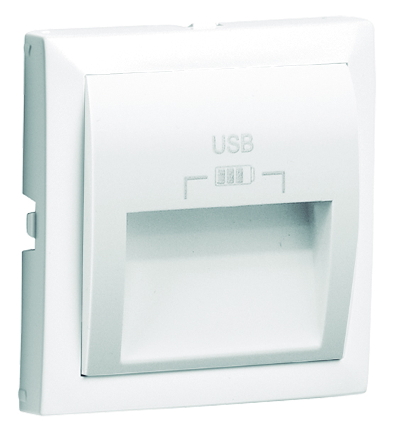 Tapa para Doble Cargador USB con Salidas a 20º Tipo A