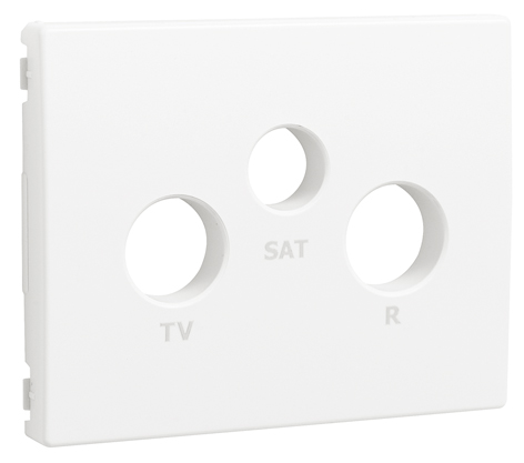 Cover Plate for R - TV - SAT Sockets