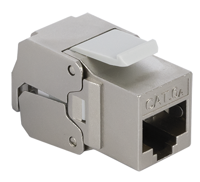 Conector hembra RJ45 Cat. 6A STP (500 MHZ)