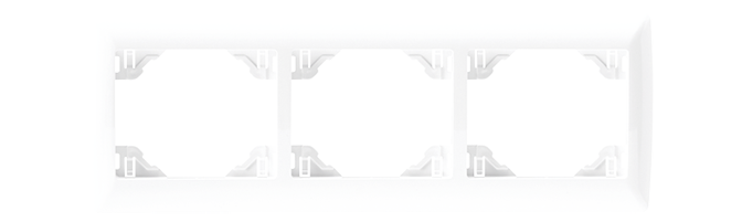 Plaque Triple Horizontale
