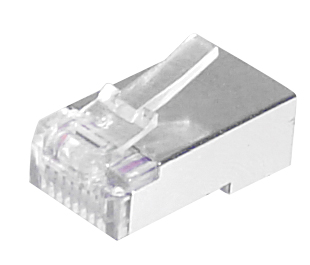 Ficha RJ45 FTP 8 Contactos (blindada)