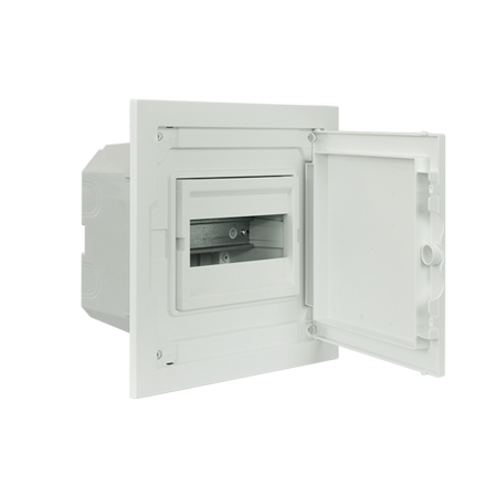 Tableau de Distribution Complet à Encastrer de Bas Perfil - 8 MODULES (1 x 8)